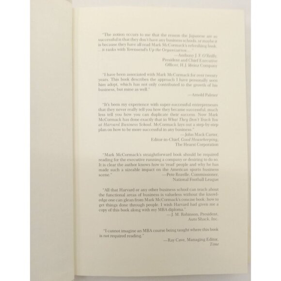 What They Don’t Teach You at Harvard – VG+ Business Strategy Hardcover - Picture 9 of 10